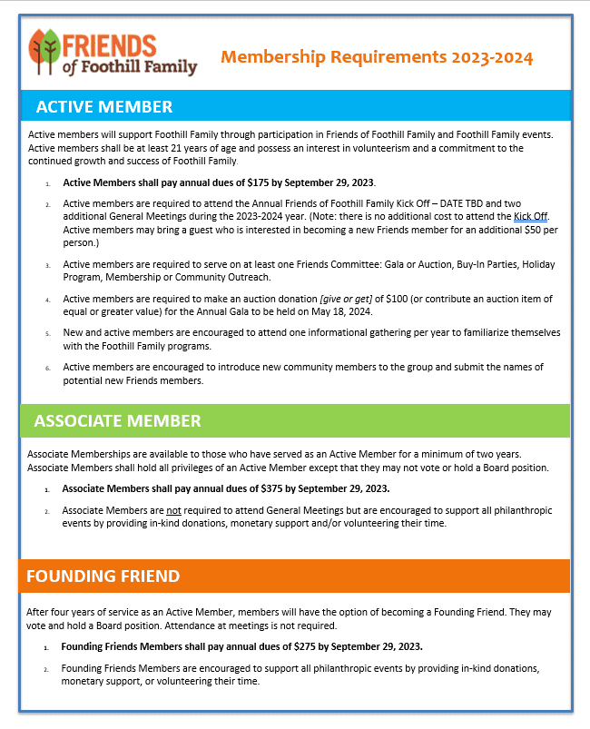 23-24 Membership Requirements