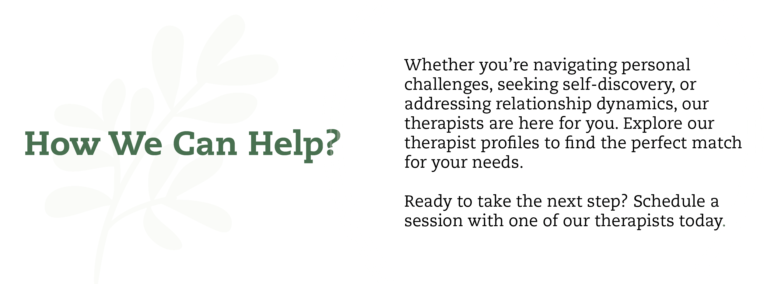 How Can We Help